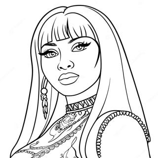 Pagina Para Colorear De Nicki Minaj 18255-15296