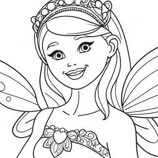 Pagina Para Colorear De La Hada Barbie 18275-15310