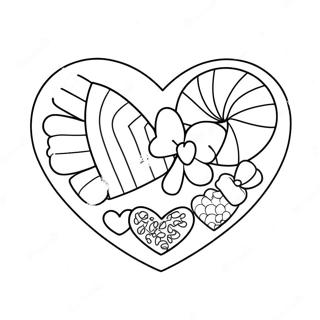 Pagina Para Colorear Corazon De Caramelo 18505-15496