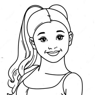 Pagina Para Colorear De Ariana Grande 1851-1523