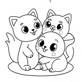 Pagina Para Colorear De Adorables Mascotas Lol Jugando Juntas 18606-15579