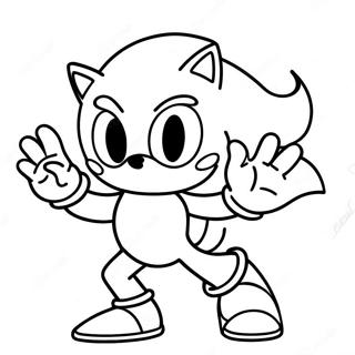 Pagina Para Colorear De Sonic Silver 18635-15600