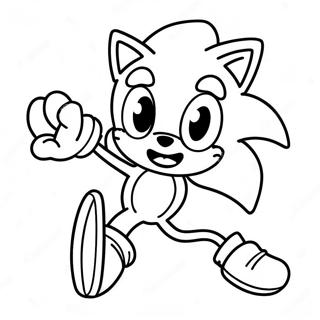 Pagina Para Colorear De Sonic Silver Corriendo Rapido 18636-15602