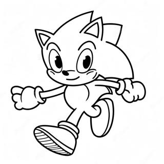 Pagina Para Colorear De Sonic Silver Corriendo Rapido 18636-15604