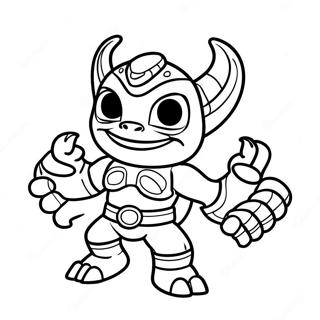 Pagina Para Colorear De Skylanders 18655-15616