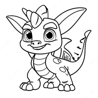 Pagina Para Colorear De Spyro El Dragon De Skylanders 18656-15618