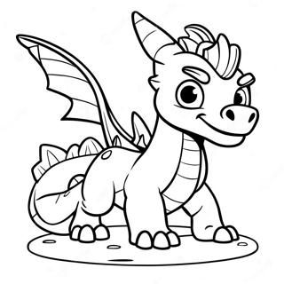 Pagina Para Colorear De Spyro El Dragon De Skylanders 18656-15620