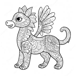 Pagina Para Colorear De Alebrijes 18695-15647