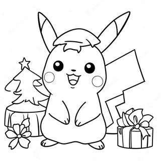 Pagina Para Colorear De Pikachu En Navidad 1881-1547