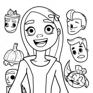 Pagina Para Colorear De Total Drama 19018-15902