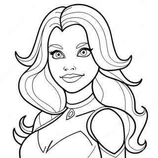 Pagina Para Colorear De Starfire 19088-15960