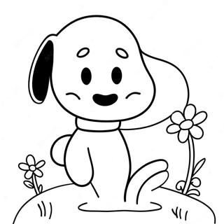 Pagina Para Colorear De Snoopy 19158-16014