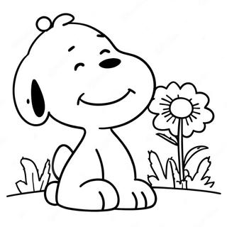 Pagina Para Colorear De Snoopy 19158-16016