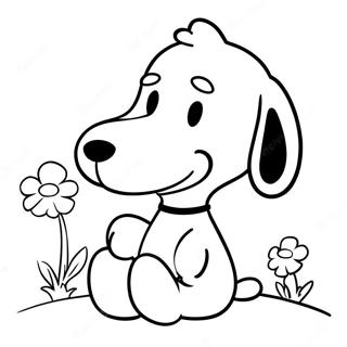 Pagina Para Colorear De Snoopy Con Woodstock 19159-16019