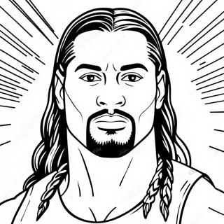 Pagina Para Colorear De Roman Reigns Wwe 19228-16071