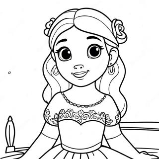 Pagina Para Colorear De Elena De Avalor 1941-1594