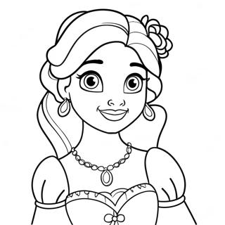 Pagina Para Colorear De Elena De Avalor 1941-1596