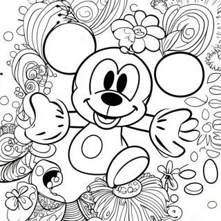 Pagina Para Colorear De Disney Psicodelico 19568-18303