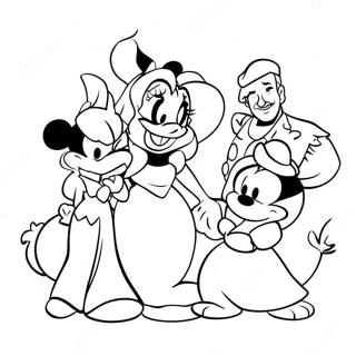 Pagina Para Colorear De Personajes Coloridos De Disney 19569-18308