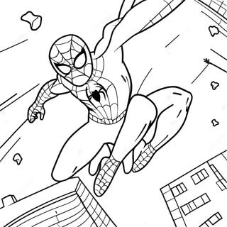 Pagina Para Colorear De Spiderman En El Espacio Entre Nosotros 19599-18329