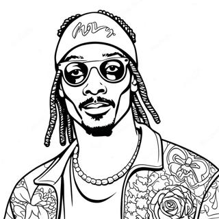 Pagina Para Colorear De Snoop Dogg 19628-18352