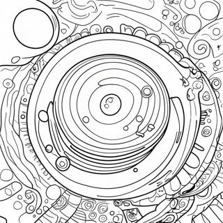 Pagina Para Colorear De Orbitas Planetarias Coloridas 1962-1613