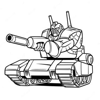 Pagina Para Colorear De Megatron Transformandose En Un Tanque 19729-18433