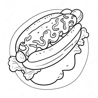 Pagina Para Colorear De Hot Dog 19818-18502