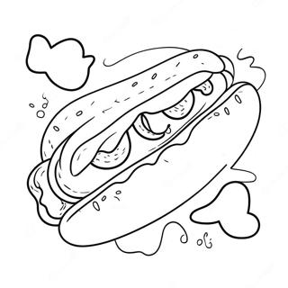 Pagina Para Colorear De Hot Dog 19818-18503