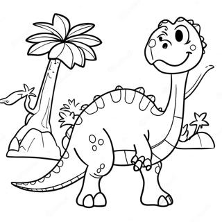 Pagina Para Colorear De Dinosaurios 1-3