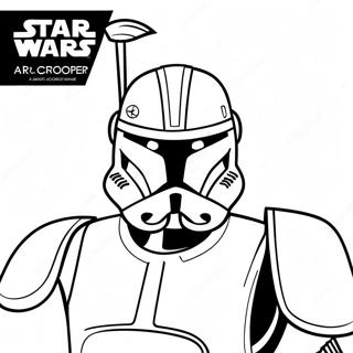 Pagina Para Colorear De Clon Trooper Arc Trooper 20049-18679