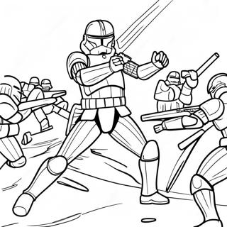 Pagina Para Colorear De Batalla Epica De Arc Trooper 20050-18681