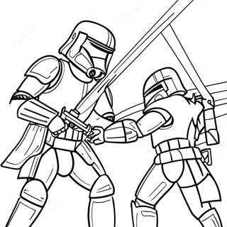 Pagina Para Colorear De Batalla Epica De Arc Trooper 20050-18682