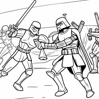 Pagina Para Colorear De Batalla Epica De Arc Trooper 20050-18684