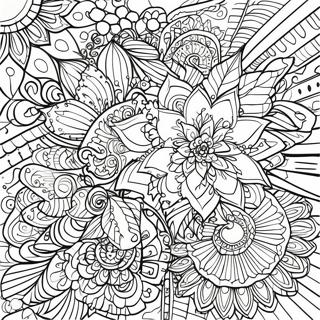 Pagina Para Colorear De Mandala De Henna 20069-18694