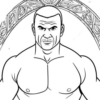 Pagina Para Colorear De Wwe 20079-18702