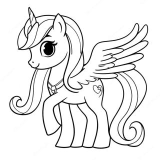 Celestia Mi Pequeño Pony Páginas Para Colorear