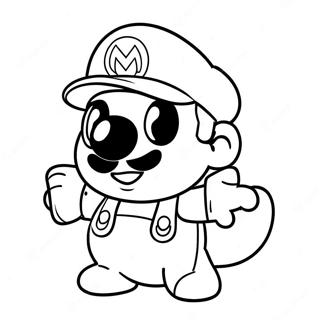 Super Mario Odyssey Cappy Páginas Para Colorear