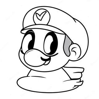 Pagina Para Colorear De Cappy De Super Mario Odyssey 20201-18783