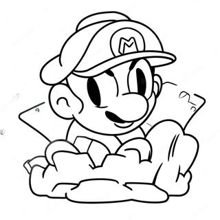 Pagina Para Colorear De Cappy De Super Mario Odyssey 20201-18784