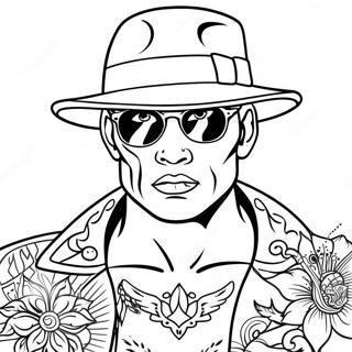 Tatuaje Gangsta Páginas Para Colorear