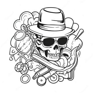 Pagina Para Colorear De Disenos De Tatuajes Gangsta Geniales 2022-1663