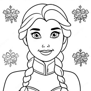 Elsa Frozen 2 Muéstrate Páginas Para Colorear