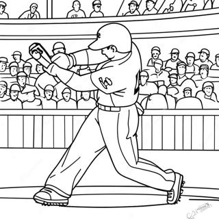 Pagina Para Colorear De Un Jugador De Los Chicago Cubs Bateando Un Jonron 20342-18897