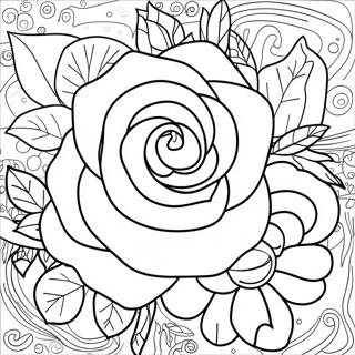 Pagina Para Colorear De Rosas 20371-18918