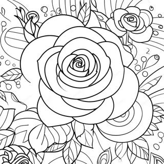 Pagina Para Colorear De Rosas 20371-18919