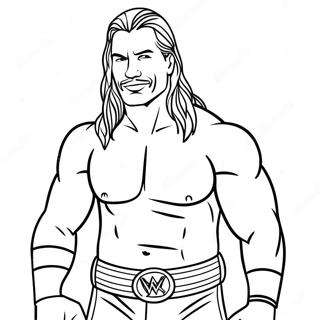 Pagina Para Colorear Personalizada De Superestrella De Wwe 20392-18938