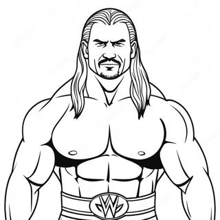 Pagina Para Colorear Personalizada De Superestrella De Wwe 20392-18939