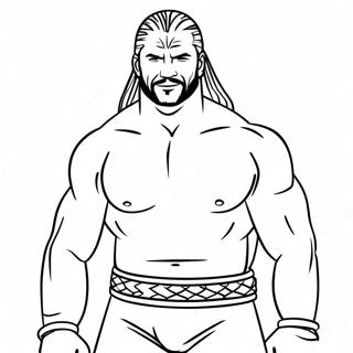 Pagina Para Colorear Personalizada De Superestrella De Wwe 20392-18940