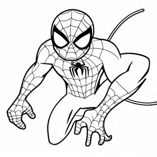 Spiderman Sonic Páginas Para Colorear